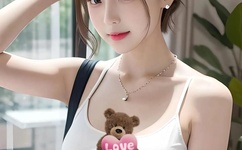 车展女模跳钢管舞走光露乳